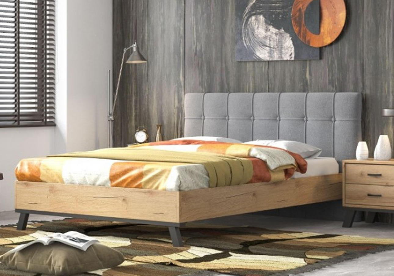 Ξύλινο Κρεβάτι με στρώμα