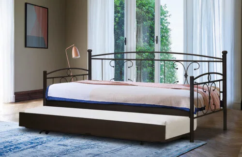 Μεταλλικός Καναπές Κρεβάτι Με Συρόμενο Μηχανισμό Νο 43