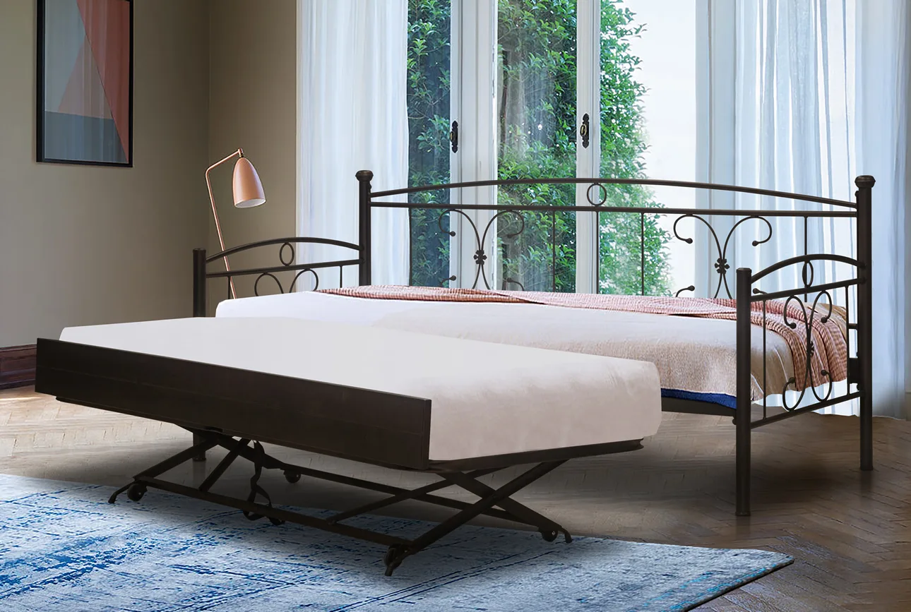 Μεταλλικός Καναπές Κρεβάτι Με Συρόμενο Μηχανισμό Νο 43 - Image 4