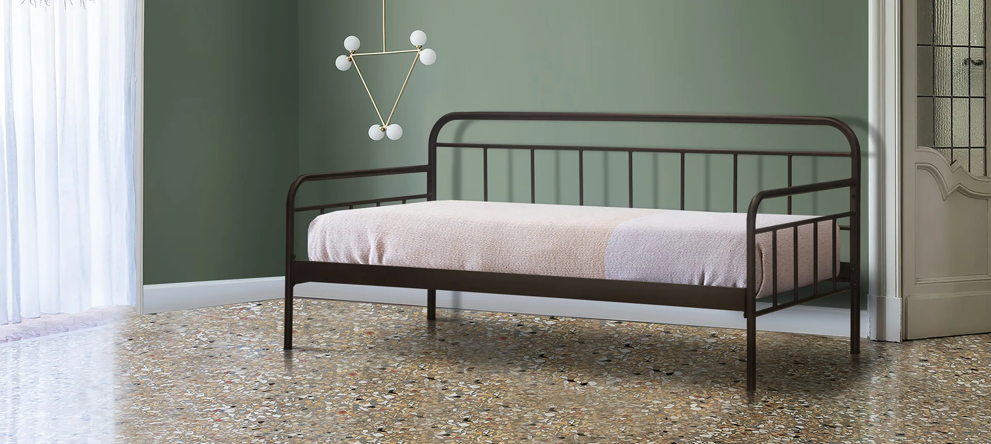 Μεταλλικός Καναπές Κρεβάτι Νο 47