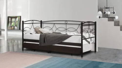 Μεταλλικός Καναπές Κρεβάτι Με Συρόμενο Μηχανισμό Νο 48