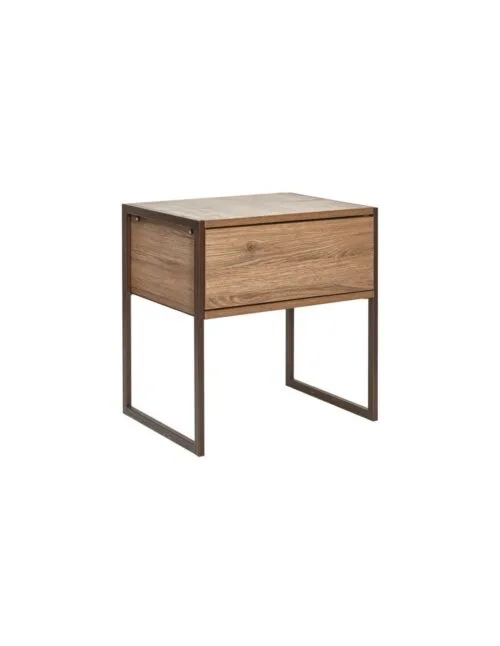 Κομοδίνο Μέταλλο-Ξύλο Ν 30