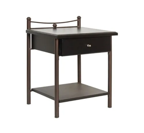 Κομοδίνο Μέταλλο-Ξύλο Ν 32